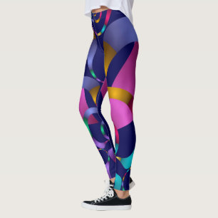 Kleurrijk Abstract geometrisch patroon Leggings