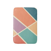 Kleurrijk abstract geometrisch vormontwerp badmat (Voorkant Verticaal)