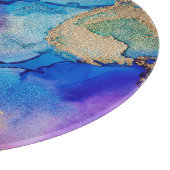 Kleurrijk Abstract: getextureerde olieverfschilder Snijplank (Hoek)