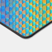 Kleurrijk Abstract geweven digitaal patroon Bureaumat (Hoek)