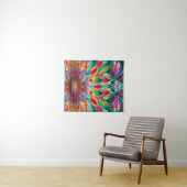 Kleurrijk Abstract Glas in lood Wandkleed (In Situ (horizontaal))