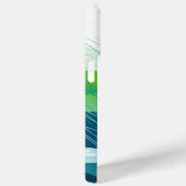 Kleurrijk abstract golfontwerp Case-Mate iPhone case (Achterkant / Rechts)
