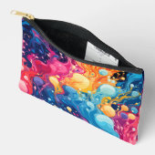 Kleurrijk Abstract golvend patroon Etui (Open)