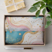 Kleurrijk Abstract Ink Art Tissue Papier (Geschenk)