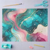 Kleurrijk Abstract Ink Art Tissue Papier (Craft)