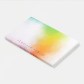 Kleurrijk Abstract kunstblauw Paars rood Sinaasapp Post-it® Notes (Schuin)