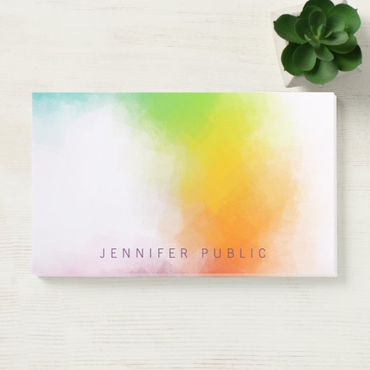 Kleurrijk Abstract kunstblauw Paars rood Sinaasapp Post-it® Notes (Kantoor)