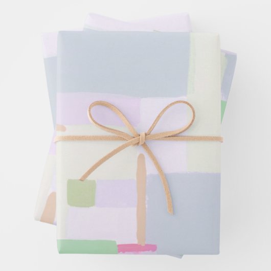 Kleurrijk Abstract kunstpaaspapier voor het oppakk Inpakpapier Vel (In situ)