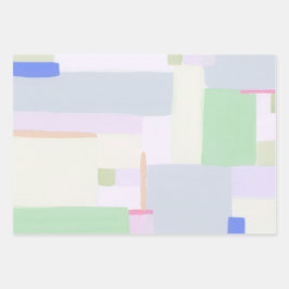 Kleurrijk Abstract kunstpaaspapier voor het oppakk Inpakpapier Vel