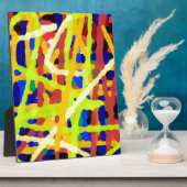 Kleurrijk Abstract kunstwerk Fotoplaat (Zijkant)