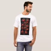 Kleurrijk Abstract kunstwerk - Prince Tomatoes in T-shirt (Voorkant volledig)