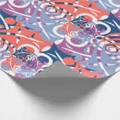 Kleurrijk Abstract LEAF-patroon Cadeaupapier (Hoek)