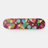 Kleurrijk Abstract lef Skateboard (Horizontaal)