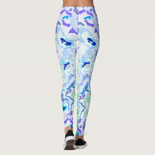 Kleurrijk Abstract Leggings (Achterkant)