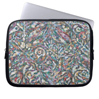 Kleurrijk Abstract Mozaïekpatroon Laptophoes Laptop Sleeve