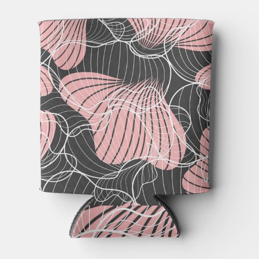 Kleurrijk abstract, naadloos artistiek patroon. blikjeskoeler (Voorkant)