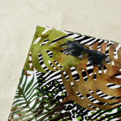 Kleurrijk abstract oerwoud strandlaken (In situ)