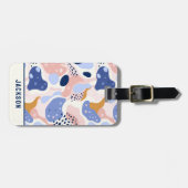 Kleurrijk Abstract patroon Bagagelabel (Voorkant horizontaal)