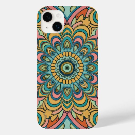 Kleurrijk Abstract patroon Case-Mate iPhone Case (Achterkant)