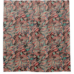 Kleurrijk Abstract patroon Douchegordijn