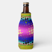 Kleurrijk Abstract patroon Flesjeskoeler (Fles Voorkant)