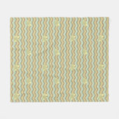 kleurrijk abstract patroon, golven fleece deken (Voorkant (Horizontaal))