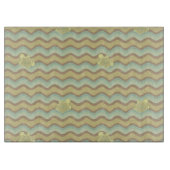 kleurrijk abstract patroon, golven snijplank (Voorkant)