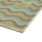 kleurrijk abstract patroon, golven snijplank (Hoek)