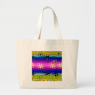Kleurrijk Abstract patroon Grote Tote Bag