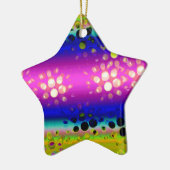 Kleurrijk abstract patroon keramisch ornament (Links)