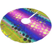 Kleurrijk Abstract patroon Kerstboom Rok (Gekanteld)