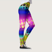 Kleurrijk Abstract patroon Leggings (Rechts)
