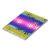 Kleurrijk Abstract patroon Notitieblok (Gedraaid)