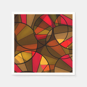 Kleurrijk abstract patroon servet