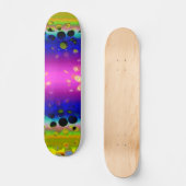 Kleurrijk Abstract patroon Skateboard (Voorkant)