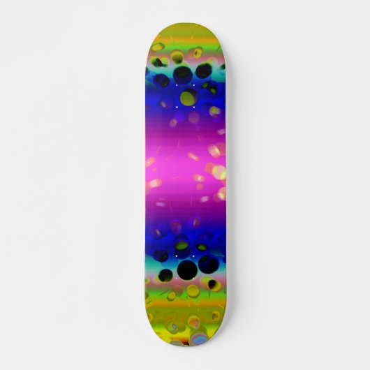 Kleurrijk Abstract patroon Skateboard (Voorkant)