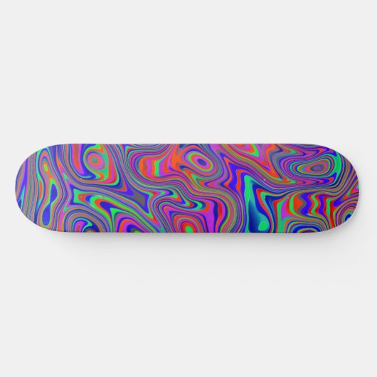 Kleurrijk Abstract patroon Skateboard (Horizontaal)