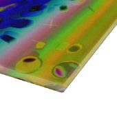 Kleurrijk Abstract patroon Snijplank (Hoek)