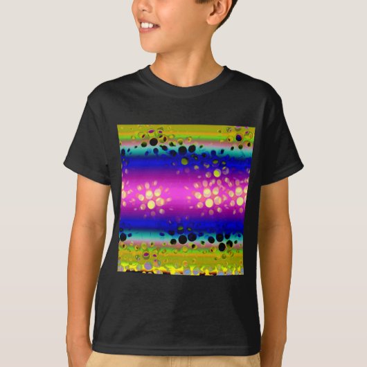 Kleurrijk Abstract patroon T-shirt (Voorkant)