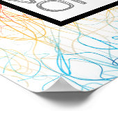 kleurrijk abstract poster voor citaten, alleen goe (Hoek)