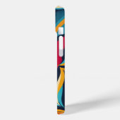Kleurrijk Abstract Retro Patroon Gepersonaliseerd Case-Mate iPhone Case (Achterkant / Links)