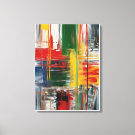 Kleurrijk Abstract schilderen Canvas Afdruk