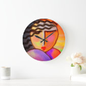 Kleurrijk Abstract schilderen Grote Klok (Huis)