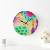 Kleurrijk Abstract schilderen Grote Klok (Huis)
