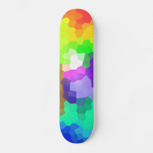 Kleurrijk abstract skateboard