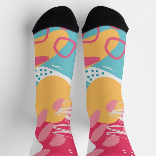 Kleurrijk Abstract Sokken (Top)
