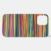 Kleurrijk abstract strepenontwerp Case-Mate iPhone case (Achterkant (horizontaal))