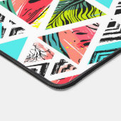 Kleurrijk Abstract tropisch patroon Bureaumat (Hoek)