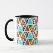 Kleurrijk Abstract tropisch patroon Mok (Links)