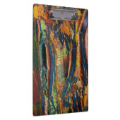 Kleurrijk abstract van een tijgeroog klembord (Rechts)